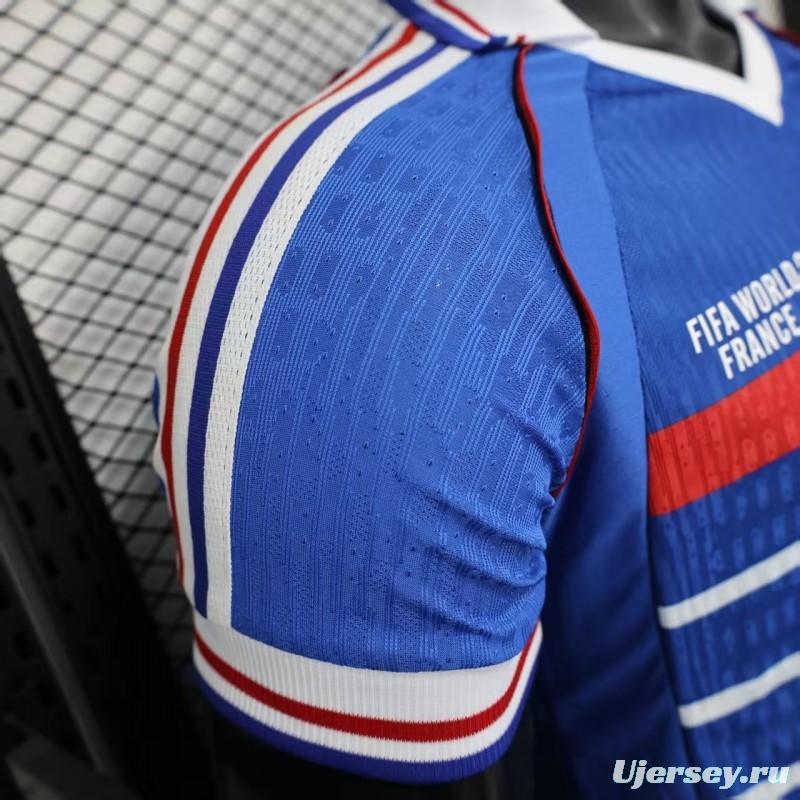 Player Version 1998 France Home Jersey
