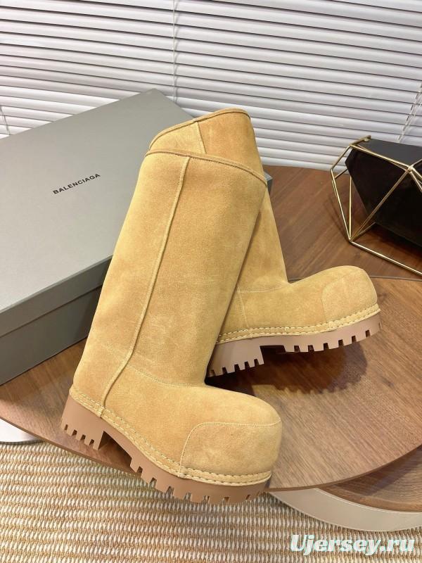 Balenciaga 2025 SS New Big Head High Heel Snow Boots - 2025SSBHB