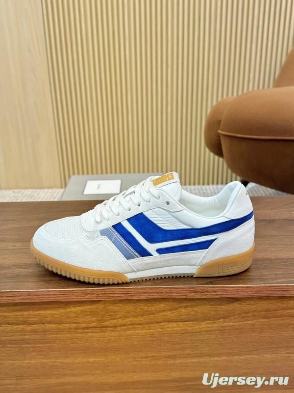 Tom Ford 2025 SS Casual Shoes with Classic Color Blocking and Imported Leather Insole - AS00350