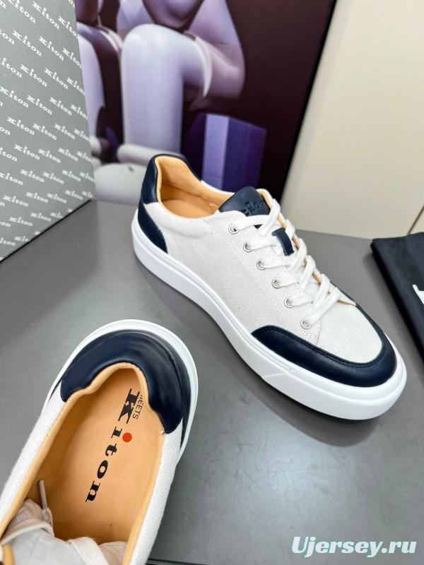 Kiton Tie-Dye Old Money Style Casual Men's Shoes - KFY00320