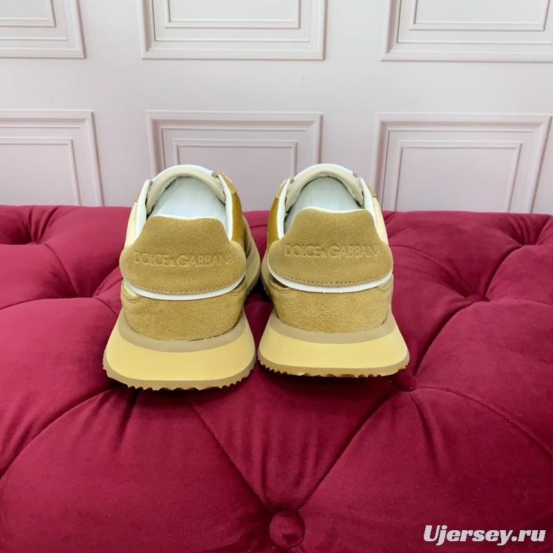 Dolce & Gabbana 2025 SS New Collection Luxury Embroidered Logo Sneakers - AS00300