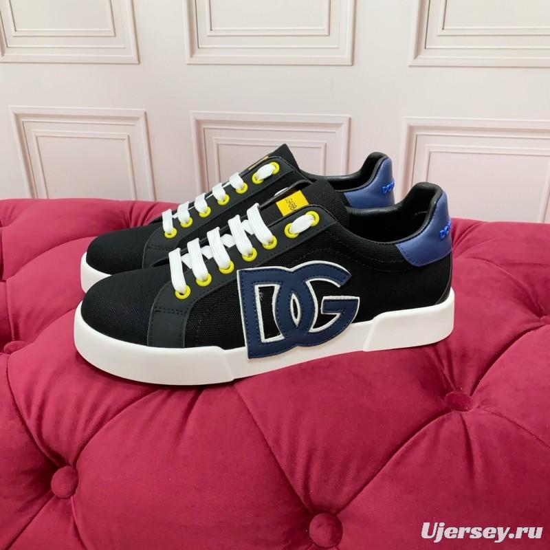 Dolce & Gabbana 2025 SS New Collection Luxury Embroidered Logo Sneakers - AS00300