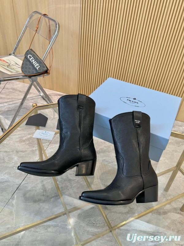 Prada Classic Pointed Boots 2025 SS - LY00370/LY00440