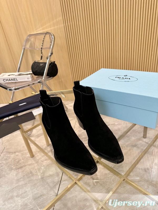 Prada Classic Pointed Toe Boots - LY00310
