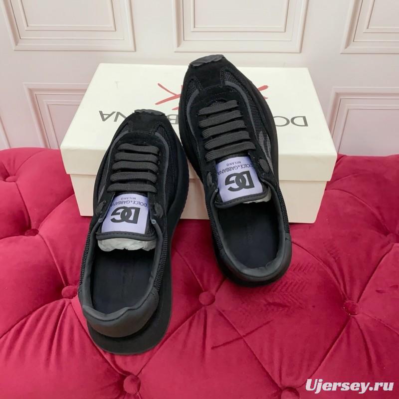 Dolce & Gabbana 2025/SS New Collection Luxury Embroidered Logo Sneakers - AS00300