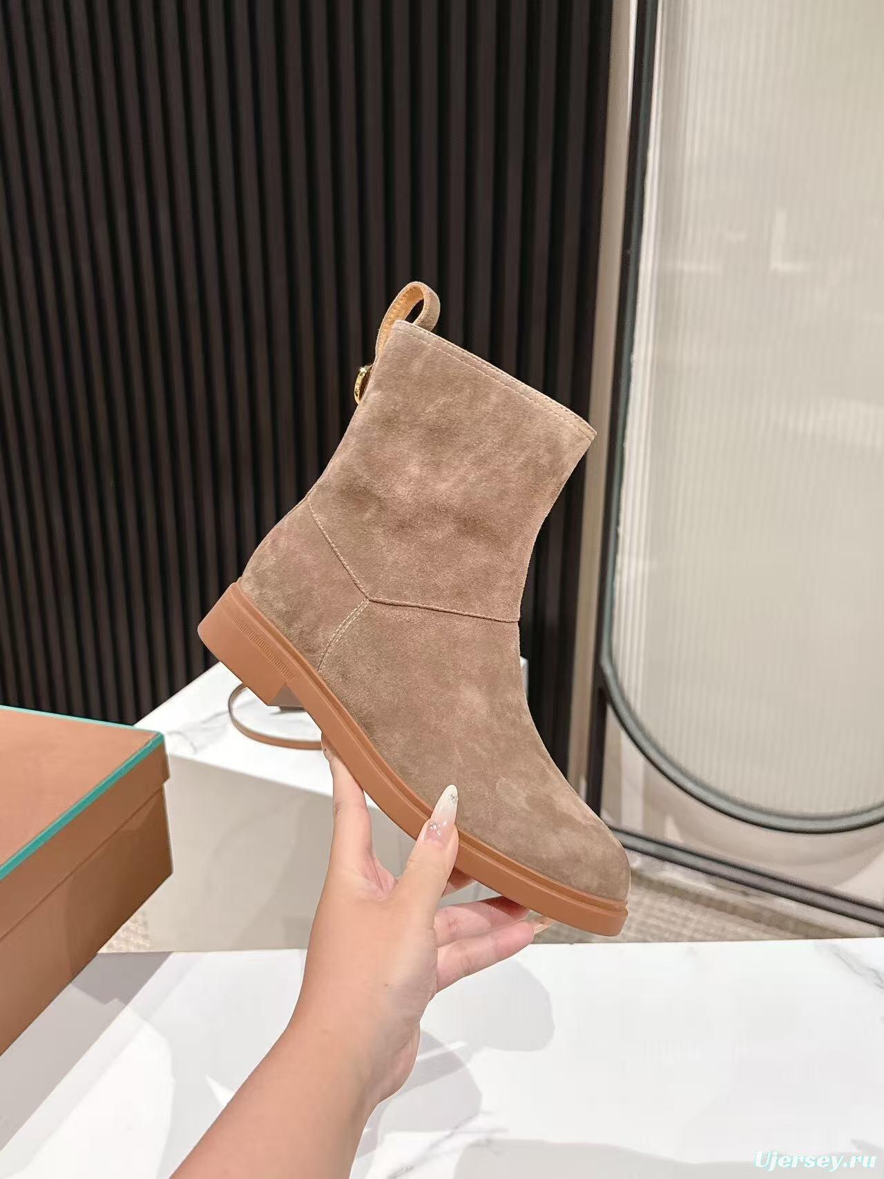 Loro Piana Fall/Winter 2025 Classic Old Money Style Ankle Boots - LY00370/LY00410