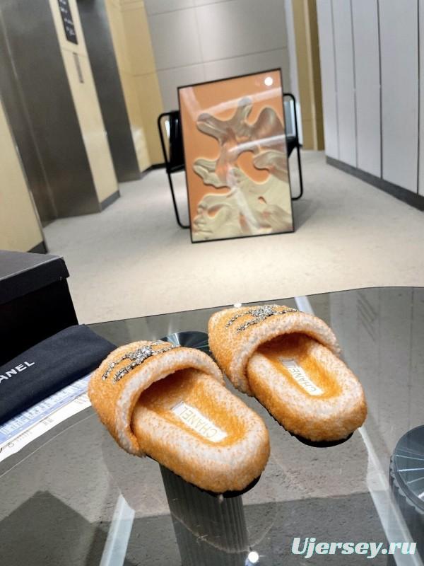 Chanel 2025 SS New Wool Slippers Soft Wool - LY00280