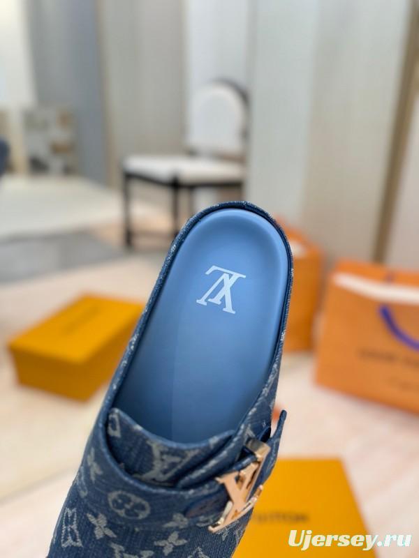 Louis Vuitton 2025 SS Monogram Sandals Couple Edition Lazy Style - KFY00291