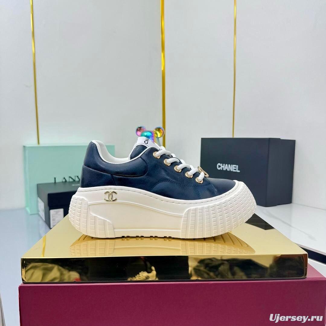 Chanel 2025 SS Loafers Panda Shoes Original Calfskin - LY00330