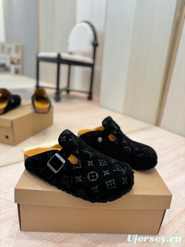 Louis Vuitton Louis Vuitton × BIRKENSTOCK Boston Soft Sole Mule Slippers - KFY00300