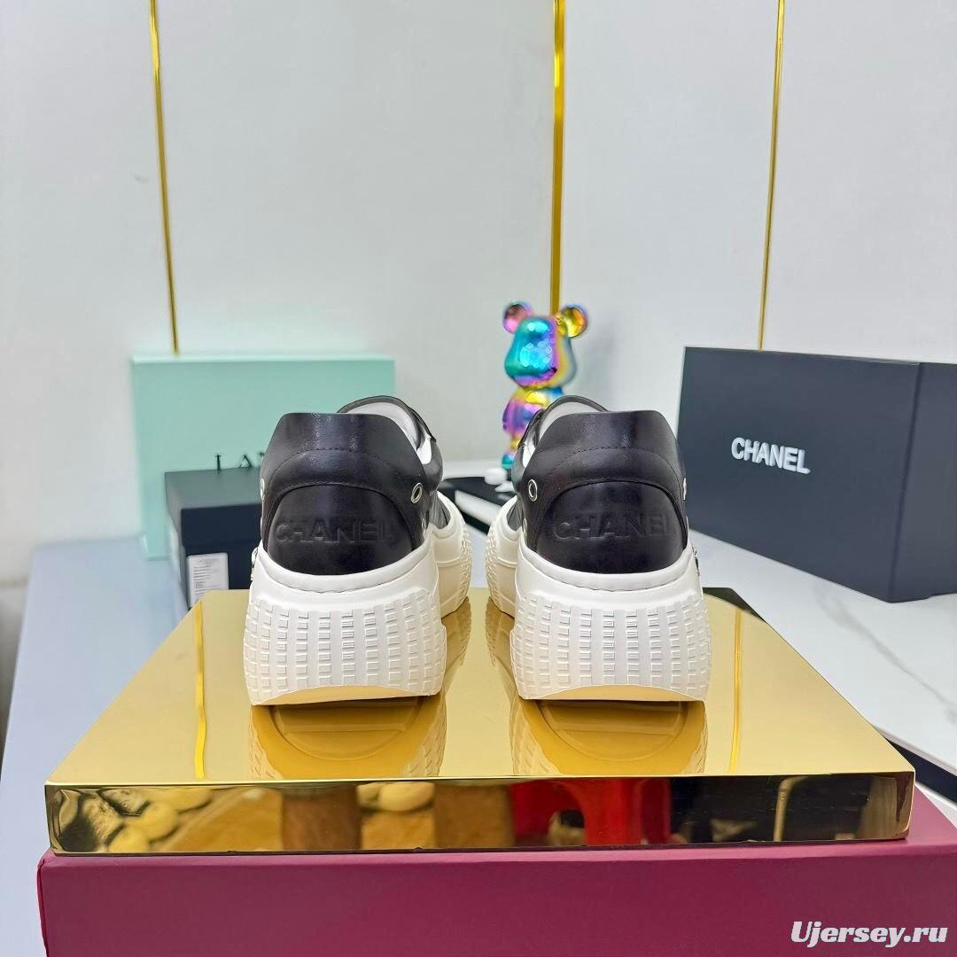 Chanel 2025 SS Panda Loafers Casual Sports Shoes - LY00330
