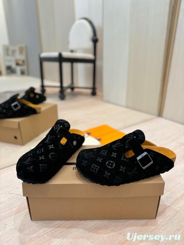 Louis Vuitton Louis Vuitton × BIRKENSTOCK Boston Soft Sole Mule Slippers - KFY00300
