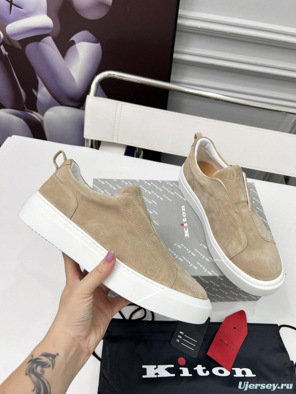 Kiton 2025/SS Slip-On Casual Men's Shoes - KFY00320