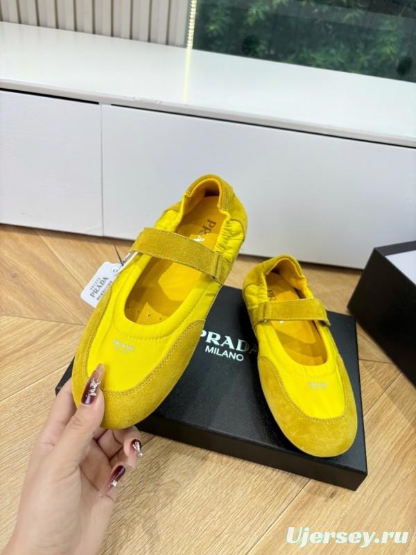 Prada Metal Toe Thin Sole Training Shoes Casual Shoes - LY00260