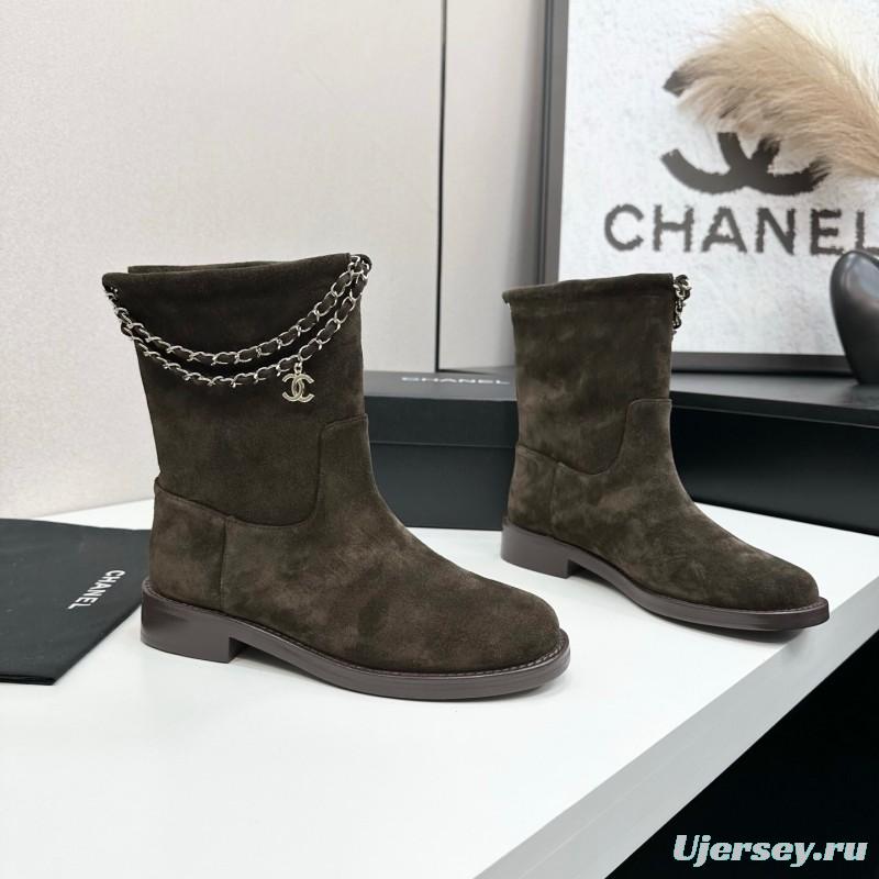 Chanel 2025 SS Short Boots Essential Fall Winter Item - LY00420