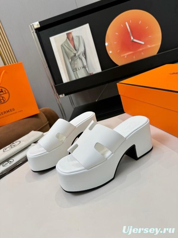 Adidas H Classic Waterproof Platform Wedge Heel Thick Sole Sandals - LY00