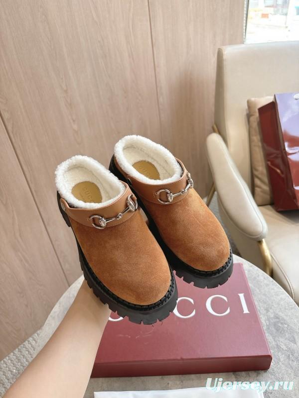 Gucci 2025 SS Mule Shoes with Horsebit Detail - LY00320