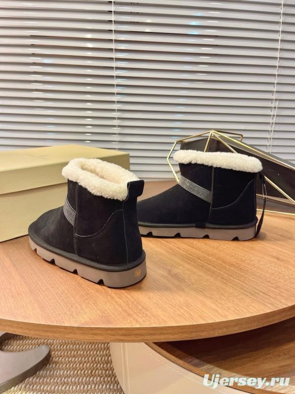 Brunello Cucinelli Winter New Snow Boots Sheepskin Buns Boots - AS00350
