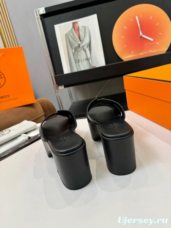 Adidas 2025 SS H Classic Waterproof Platform Wedge Heel Thick Sole Sandals - LY00