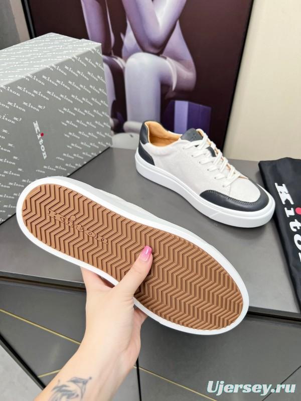 Kiton Spring Summer 2025 Lace-Up Old Money Casual Men's Shoes - KFY00320