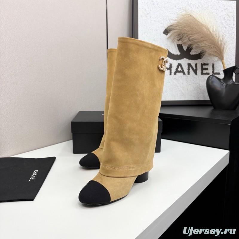 Chanel 2025/SS Small Fragrance Ankle Boots Essential Fall Winter Item - LY00480