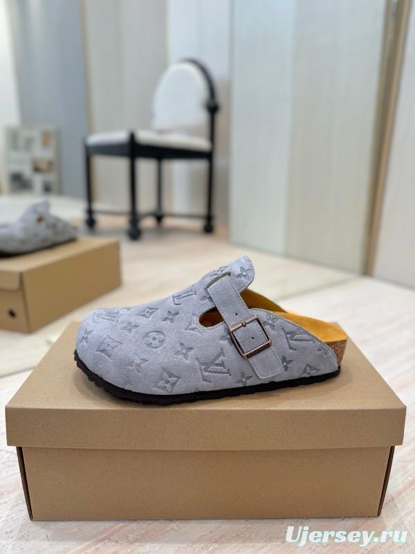 Louis Vuitton Louis Vuitton × BIRKENSTOCK Boston Soft Sole Mule Slippers - KFY00300