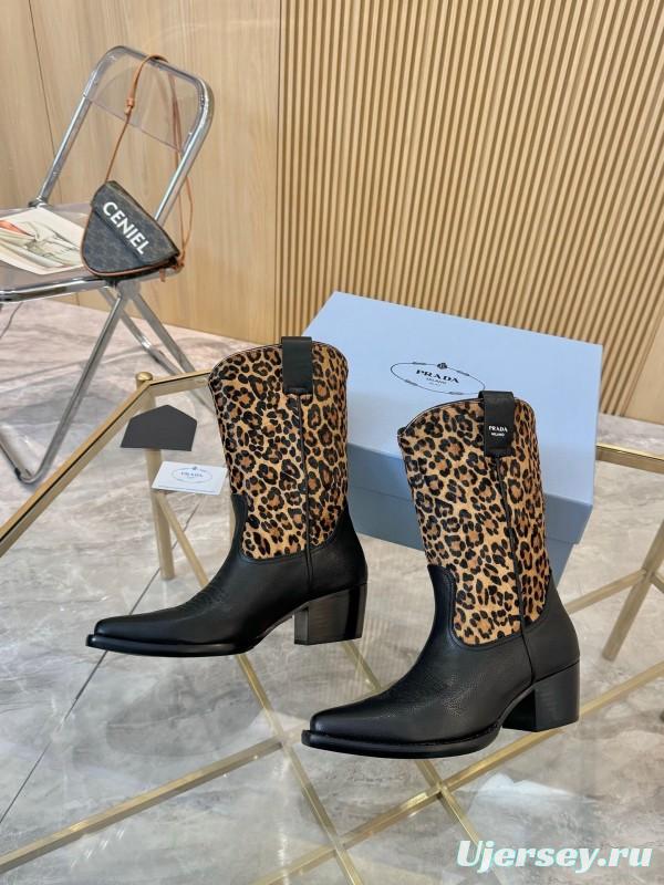 Prada Classic Pointed Toe Boots - LY00370/LY00440