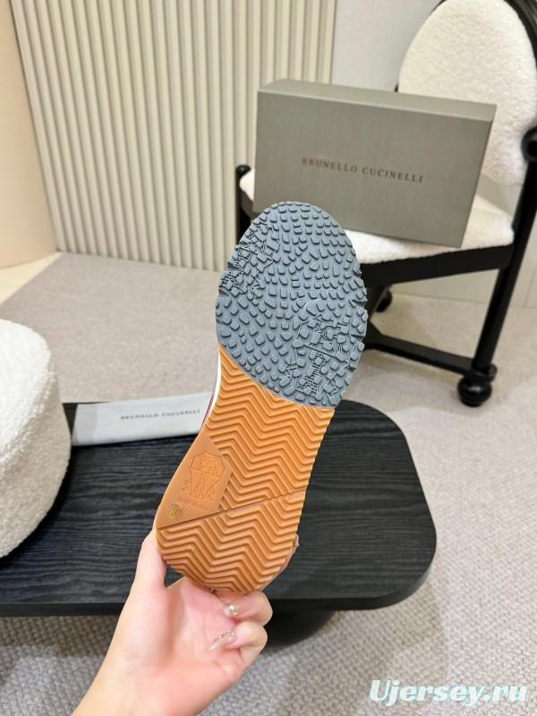 Brunello Cucinelli Casual Sneakers with Seasonal Colors and Retro Design - KFY00320