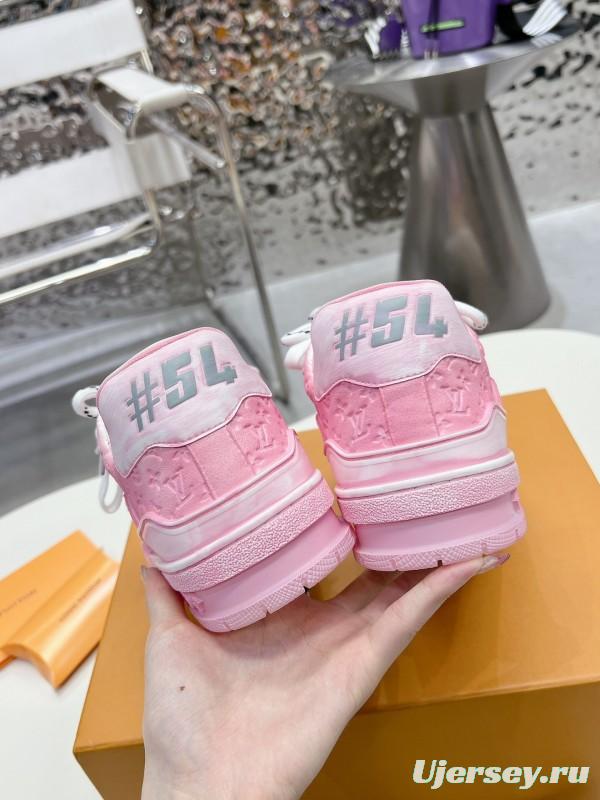 Louis Vuitton LV Trainer Basketball Series Washed Sneakers - LY00430