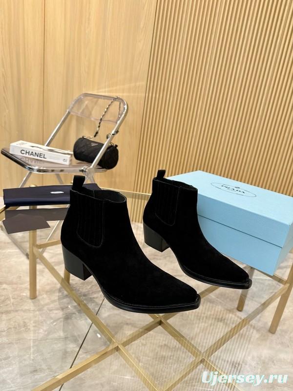 Prada Classic Pointed Toe Boots - LY00310