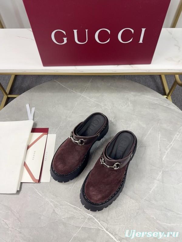 Gucci GG Platform Loafers with Lug Sole - KFY00280