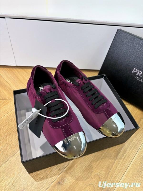 Prada 2025 SS Metal Toe Thin Sole Training Shoes Casual Shoes - LY00280