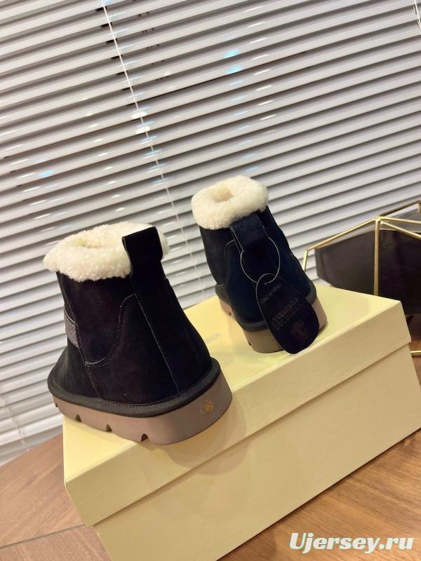 Brunello Cucinelli Winter New Snow Boots Sheepskin Buns Boots - AS00350