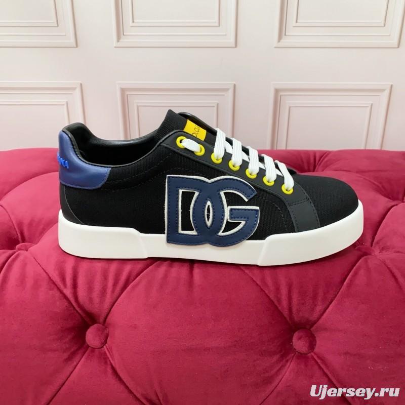 Dolce & Gabbana 2025 SS New Collection Luxury Embroidered Logo Sneakers - AS00300