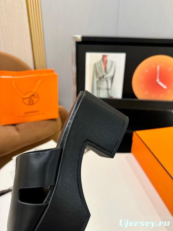 Adidas 2025 SS H Classic Waterproof Platform Wedge Heel Thick Sole Sandals - LY00