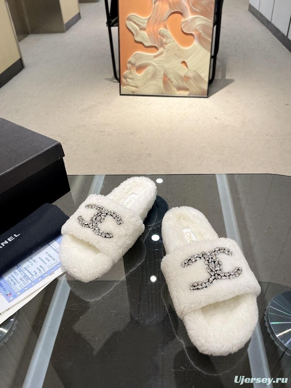 Chanel 2025 SS New Wool Slippers Soft Fine Wool - LY00280