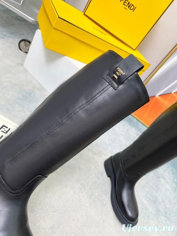 Fendi 2025/SS Fall/Winter Monogram Platform High-Top Boots - LY00480