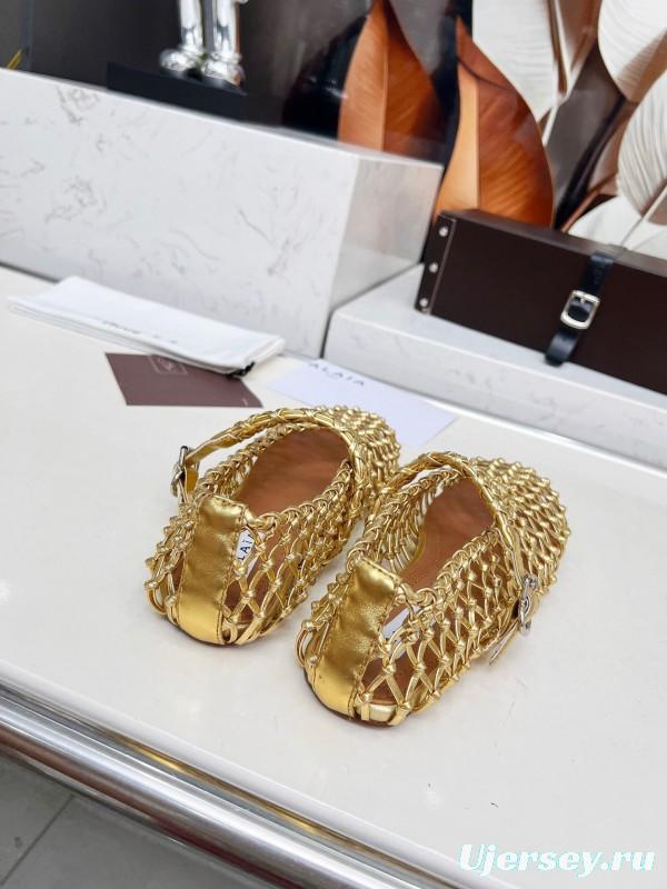 Alaia Handwoven Ballet Dance Shoes with Inner Height Increase - LY00280