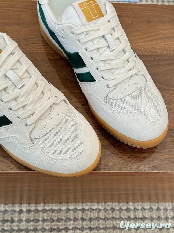 TOM FORD 2025 SS Casual Shoes with Classic Color Blocking and Imported Leather Insole - AS00350