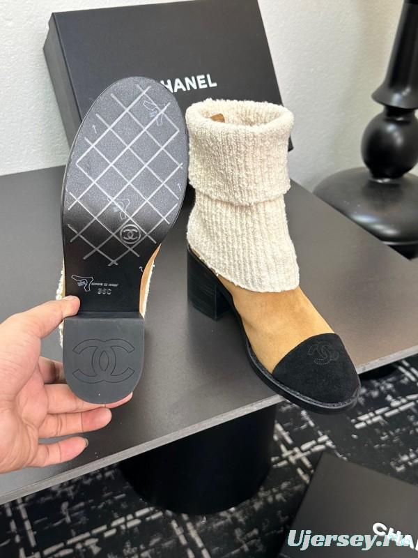 Chanel 2025 SS Short Boots Essential Fall Winter Item - LY00260