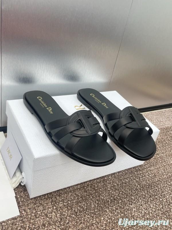 Dior D-Club Jelly Color Hollow Layered Cross-Strap Women Sandals - KFY00280