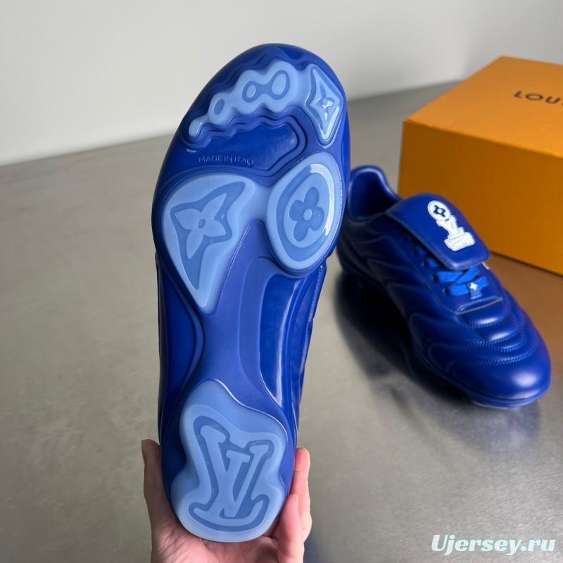 Louis Vuitton Footprint Soccer Sneakers Unisex Sport Shoes - Footprint Soccer
