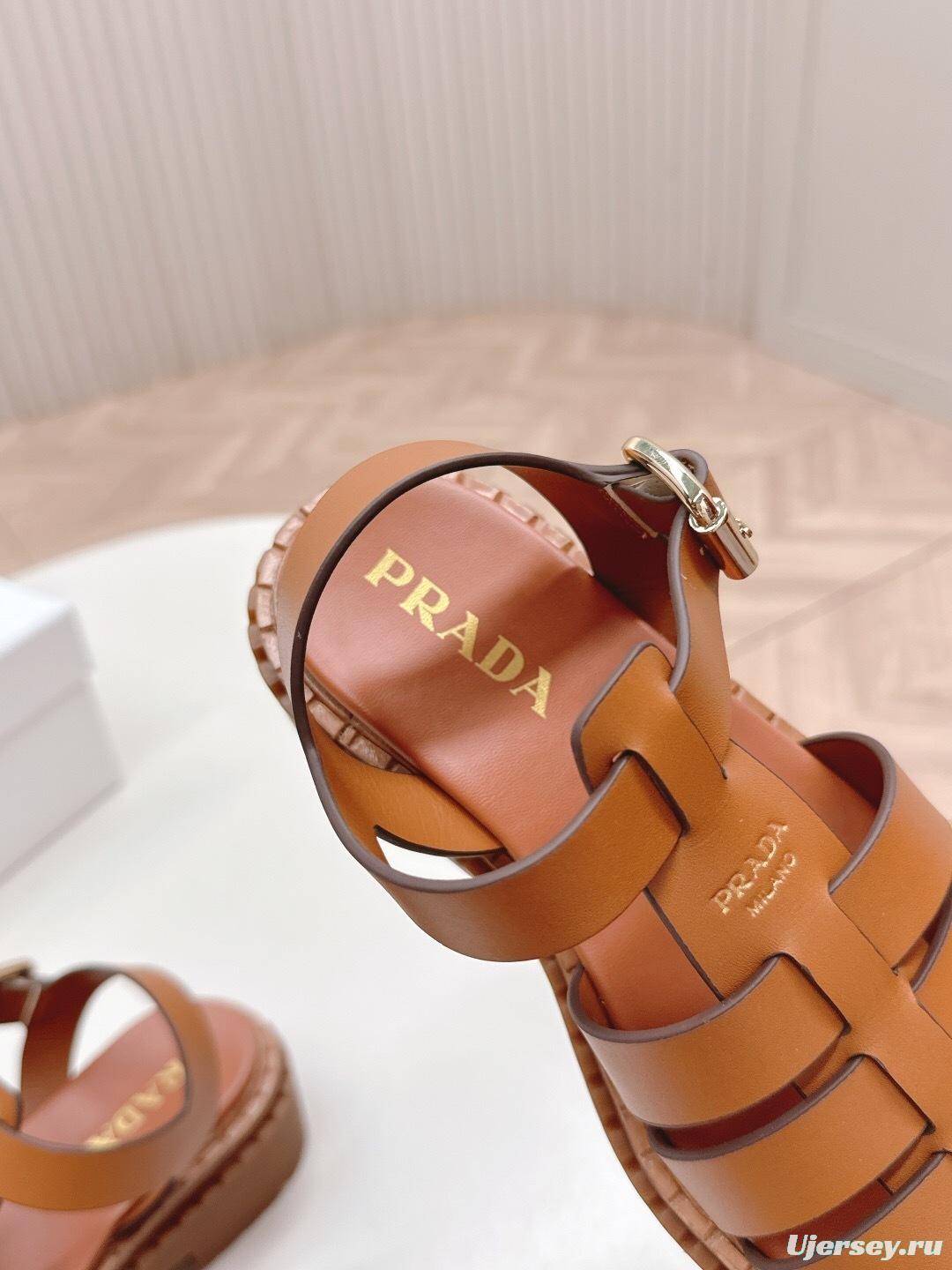 Prada Spring Summer 2025 Low-Top Sandals Roman Platform - LY00290