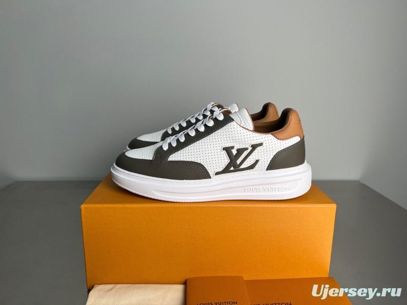 Lv Beverly Hills Low Top Fashion Sneakers Men's Shoes - YC