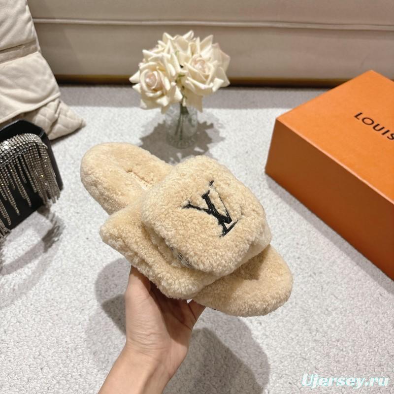 L牌 Wool Lazy Slippers - LY00260