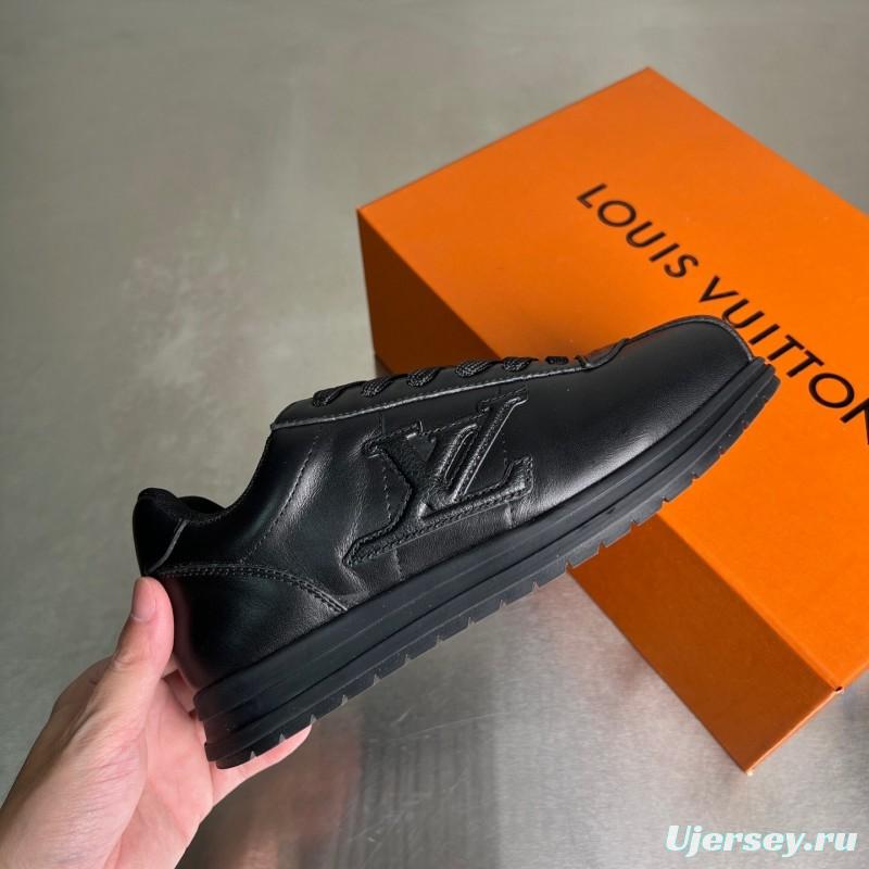 LV Louis Vuitton 2025 SS Pharrell Williams Collaboration Platform Casual Sneakers - YC