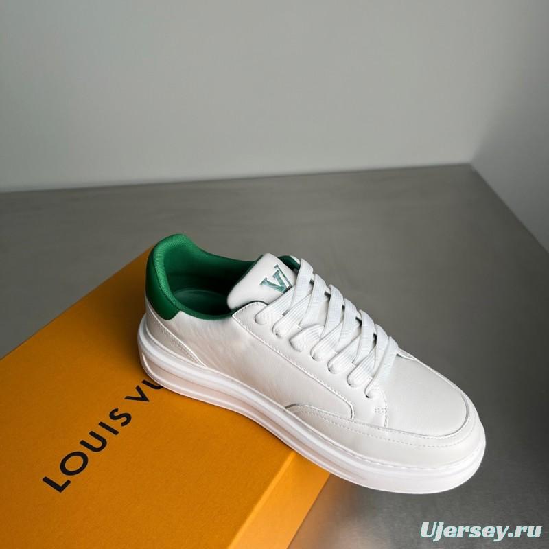 Louis Vuitton Beverly Hills Low-Top Fashion Sneakers Unisex Couple Style - YC