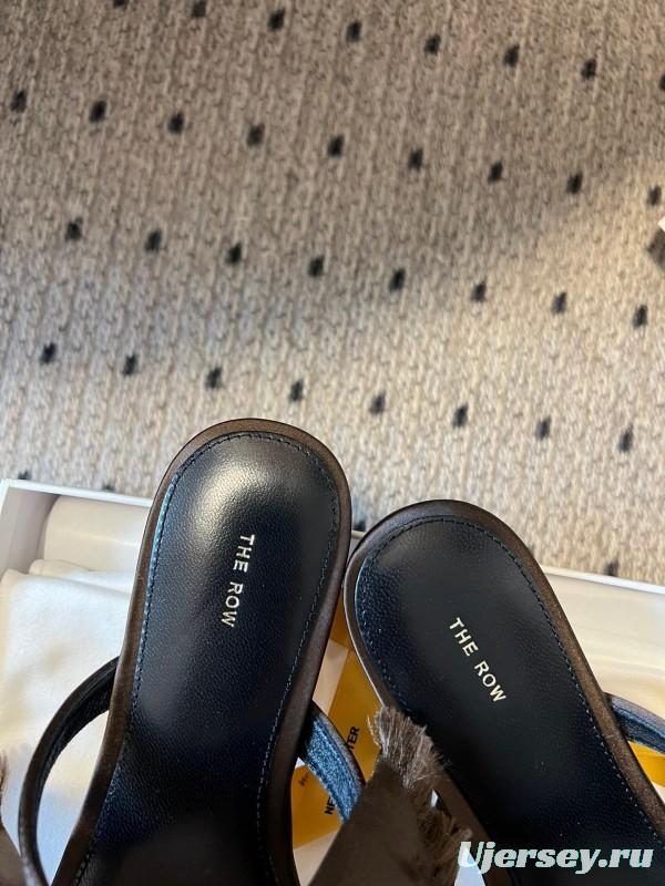 The Row 25ss Hand-Woven Bow Slippers - KFY00280