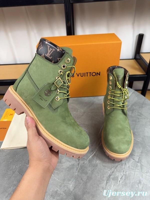 Timberland 6-Inch Monogram Ankle Boots Waterproof Suede Collaboration - LY00380