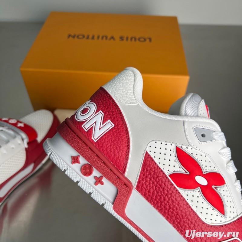 Lv 2025 Spring Summer Collection Premium Replica Signature Logo Sneakers - YC